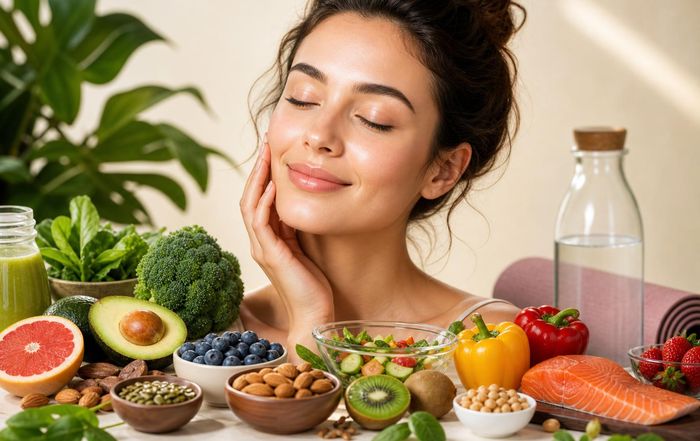 Article Image for Food and Lifestyle Habits That Support Radiant Skin