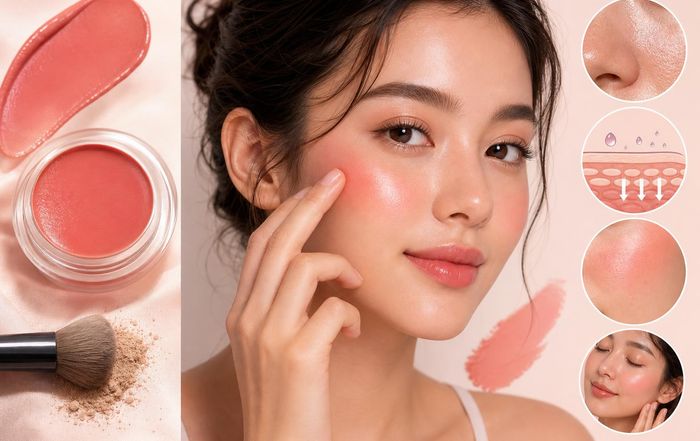 Article Image for How to Make Cream Blush Last on Combination Skin